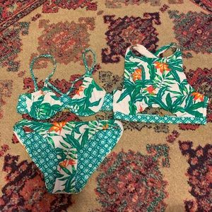 MINKPINK bikini set with 2 tops and bottoms